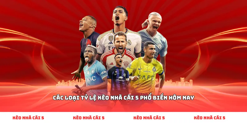 Các loại tỷ lệ kèo nhà cái 5 phổ biến hôm nay